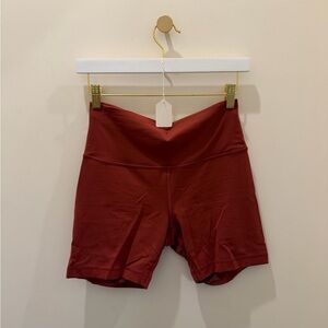 Lululemon Athletica Maroon Bike Shorts